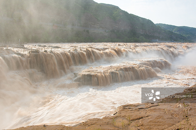旅游目的地，黄河壶口瀑布图片素材