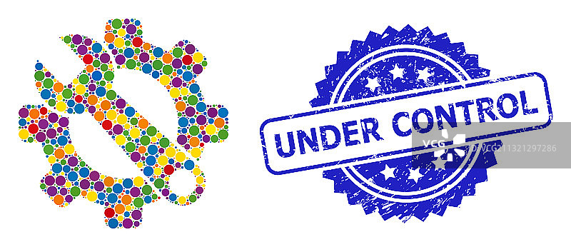 失控划痕印章图片素材