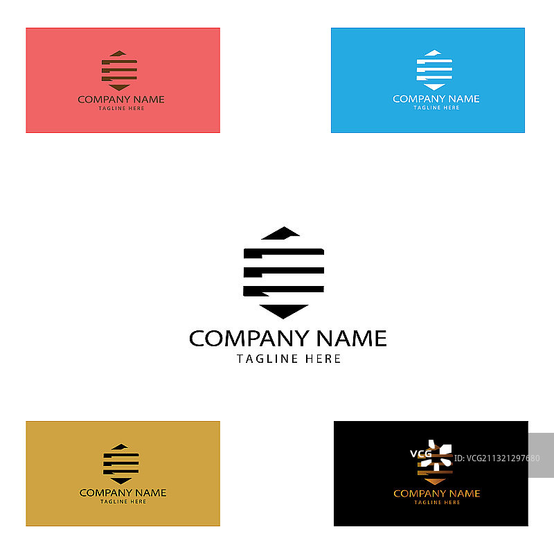 创意公司logo循环设计图片素材