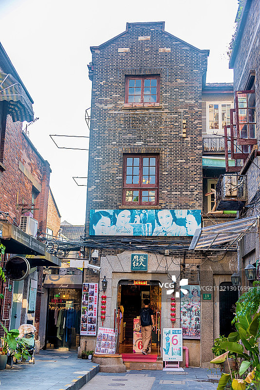中国上海田子坊商业街区图片素材