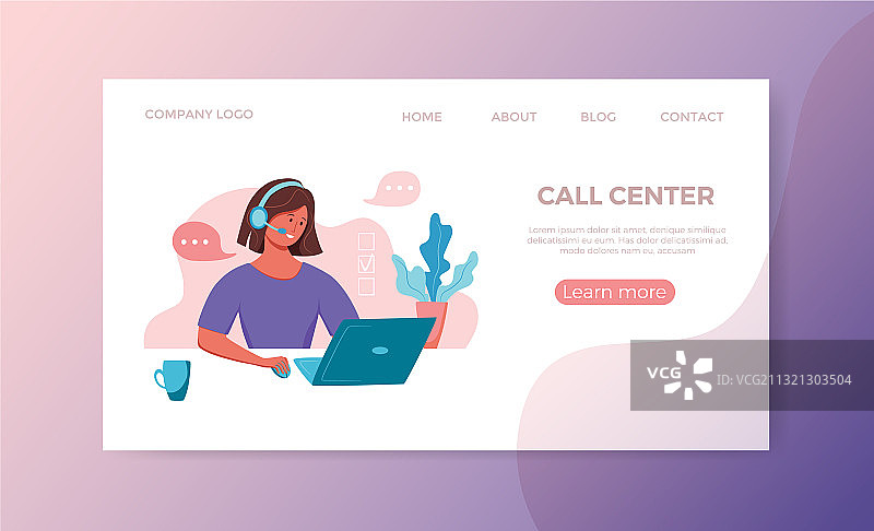 呼叫中心客服服务客户图片素材