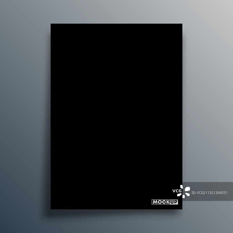黑色背景样机banner图片素材