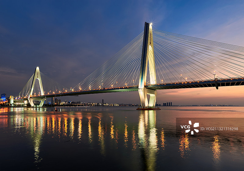海口世纪大桥图片素材
