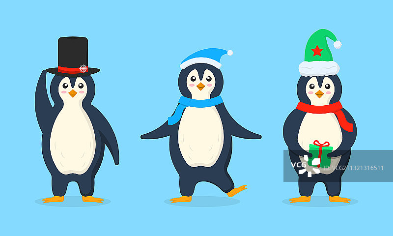 企鹅合集图片素材