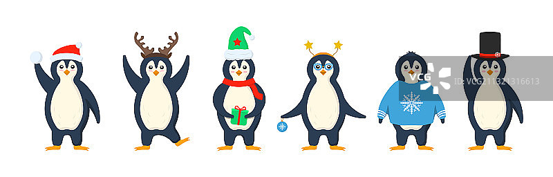 企鹅合集图片素材