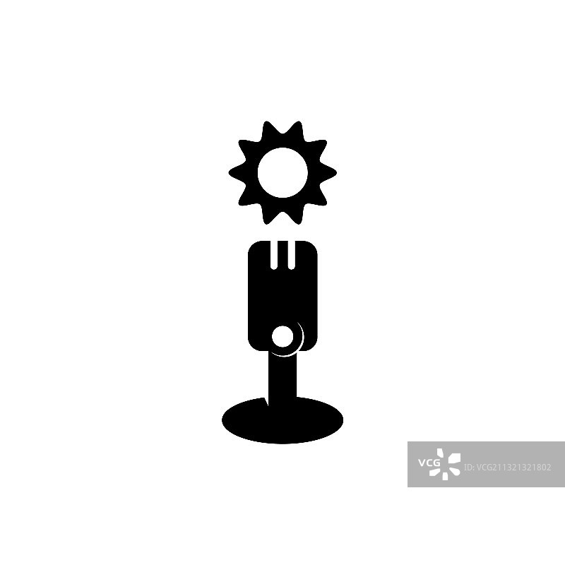 白天播客设计模板图片素材