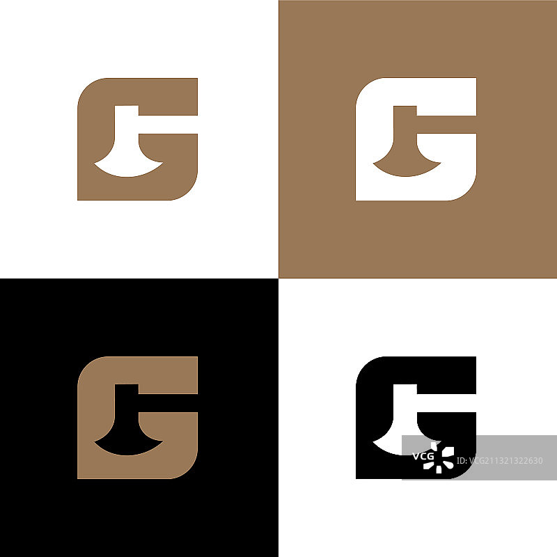 字母G斧头标志图标设计斧头符号图片素材