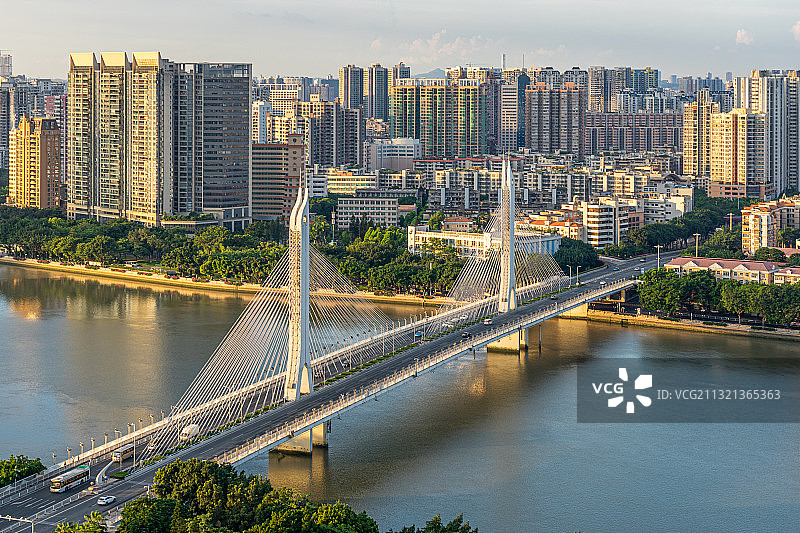 中国广州海印桥建筑景观图片素材