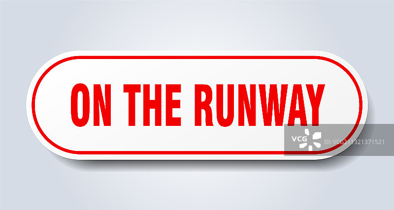 跑道指示牌圆形按钮图片素材