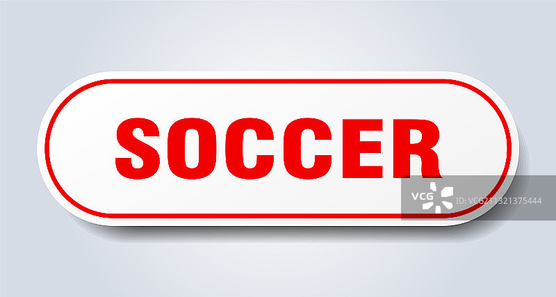 足球标志圆形隔离按钮白色贴纸图片素材