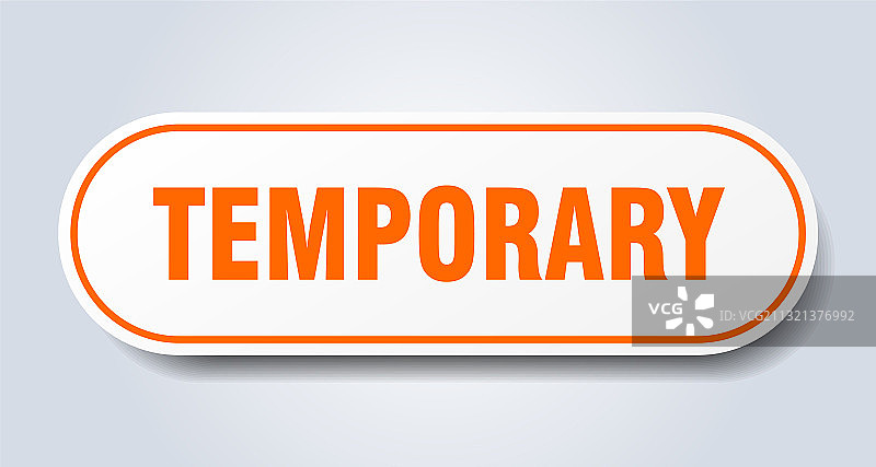 圆形隔离白色临时标志按钮图片素材