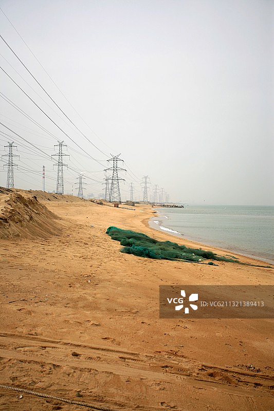 海边的沙滩风光图片素材