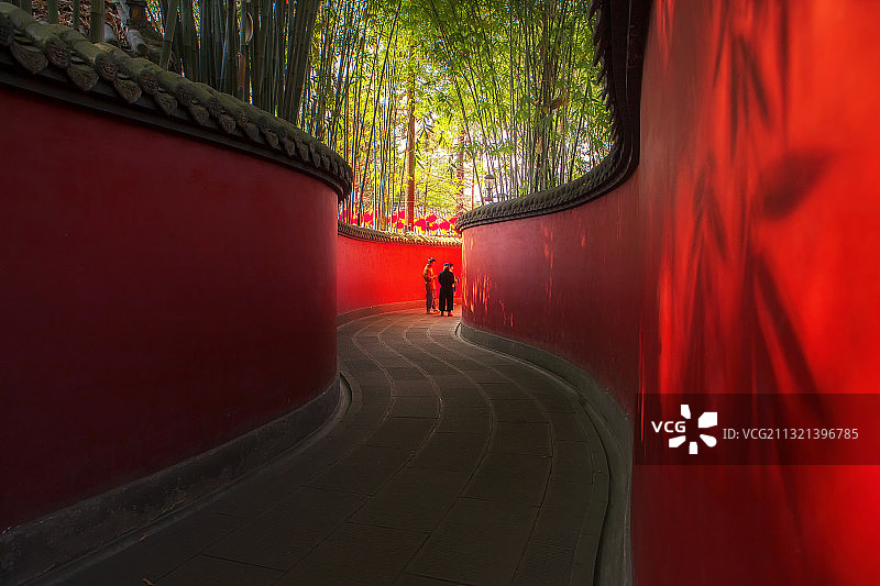 成都慢生活 武侯祠图片素材