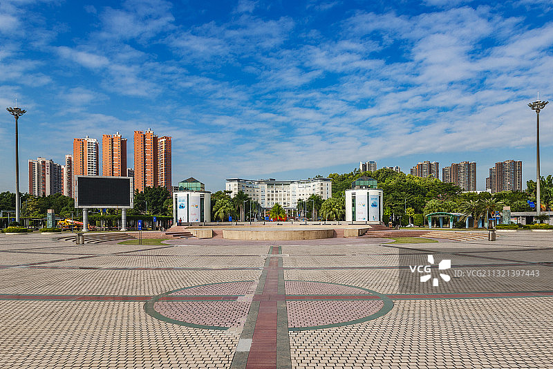 深圳龙华观澜广场图片素材
