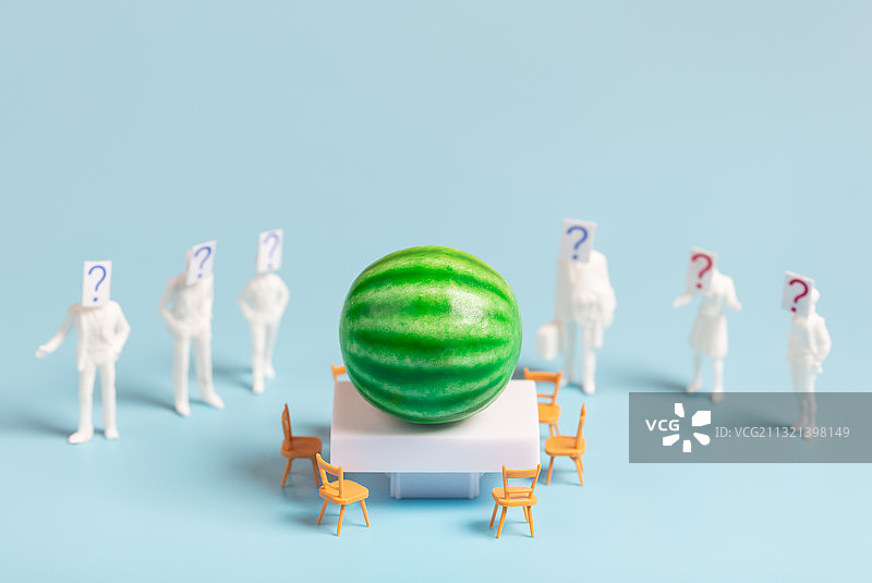 网络用语等待吃瓜的人群图片素材