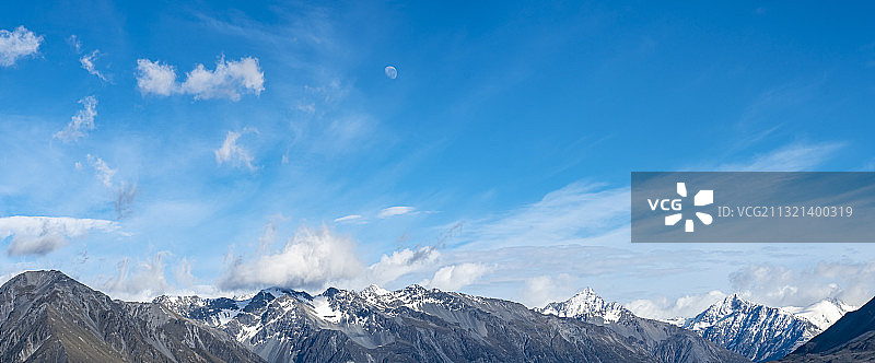 库克雪山HUTTON山图片素材