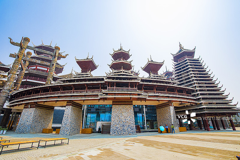 多彩贵州城图片素材