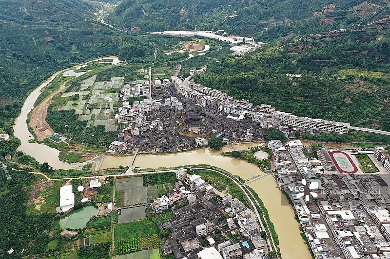 福建平和绳武楼、阙宁楼图片素材