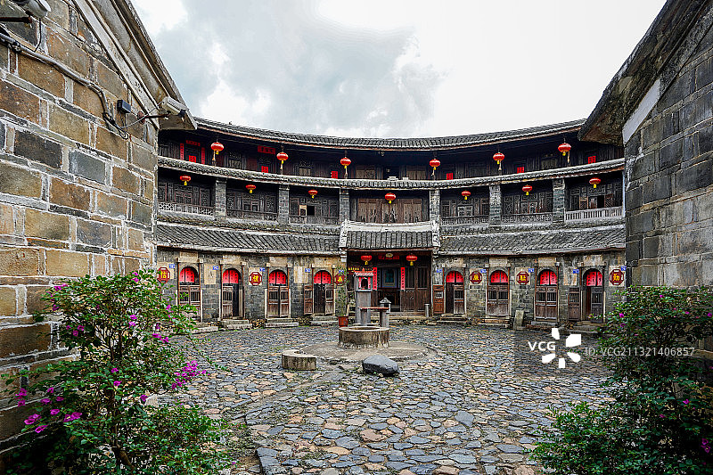 福建平和绳武楼、阙宁楼图片素材