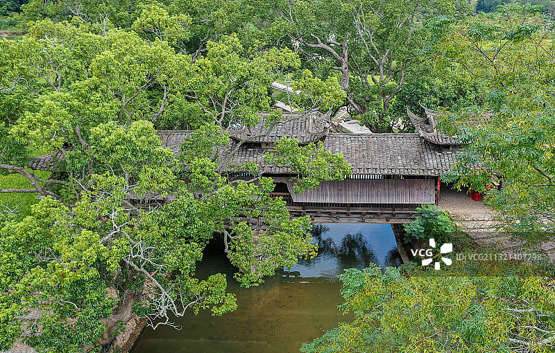 福建古廊桥图片素材