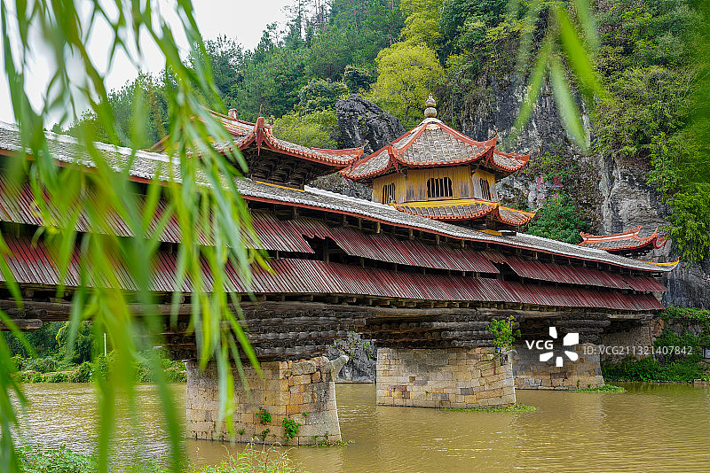 福建古廊桥图片素材