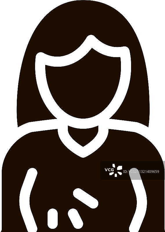 怀孕症状：乳房肿胀图片素材