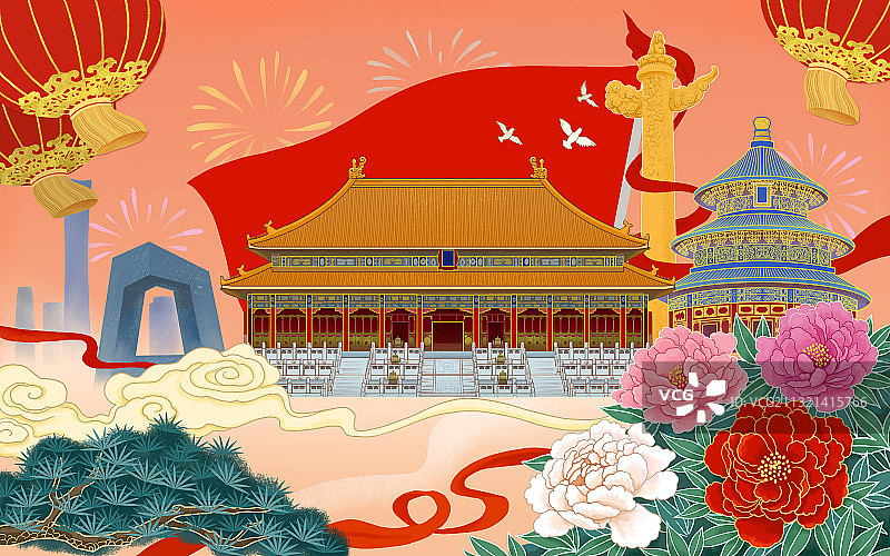 国庆节图片素材