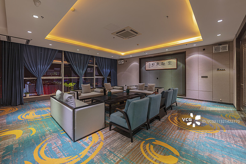 会客室，会议室，客厅。室内空间。图片素材
