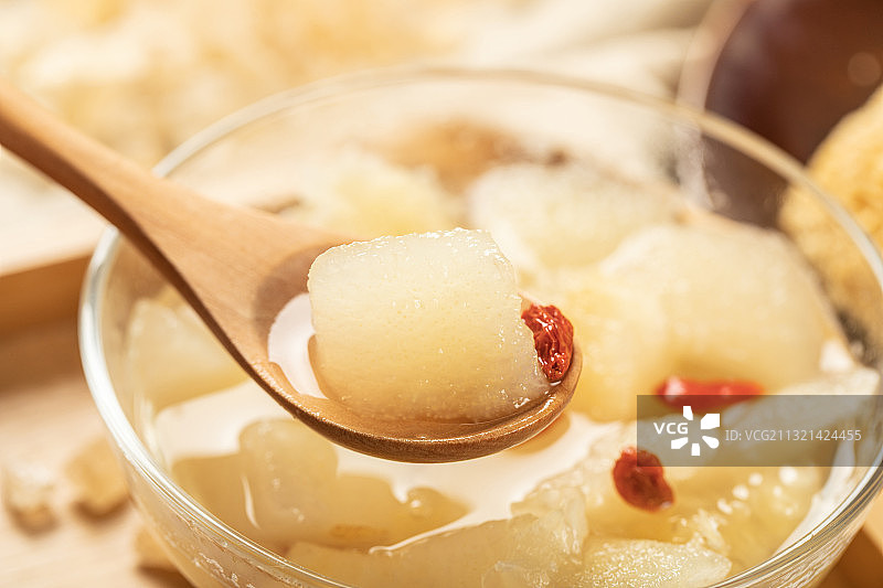 中国传统美食冰糖雪梨图片素材