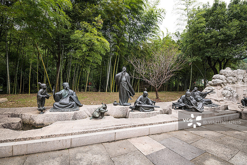 绍兴兰亭景区图片素材