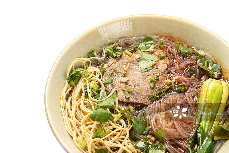 中国传统美食淮南牛肉汤图片素材