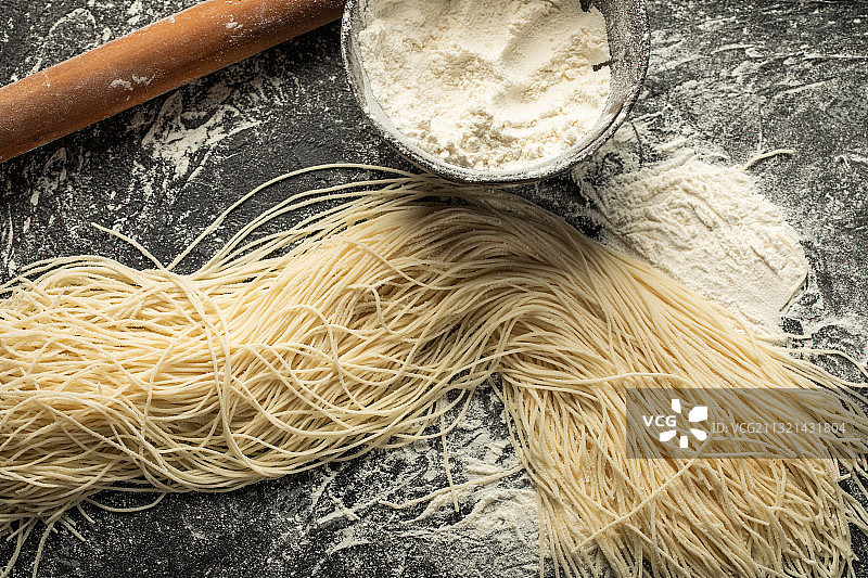 传统美食手工面条图片素材