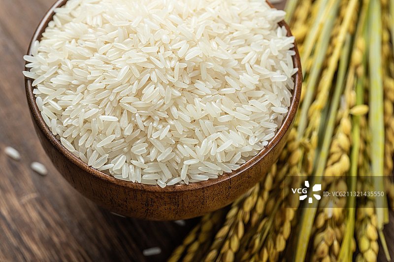 健康的食材茉莉香长粒米图片素材
