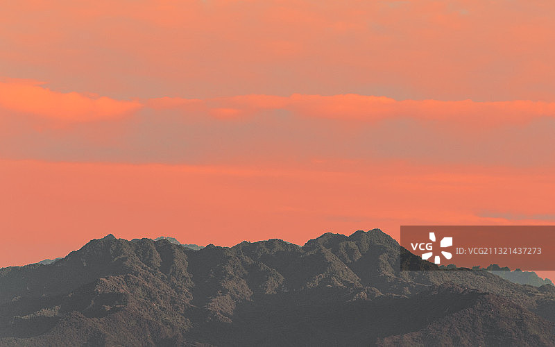 日暮山河图片素材