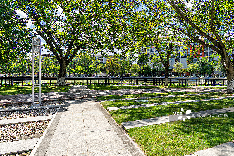 中国广东省中山市岐江公园城市风光图片素材