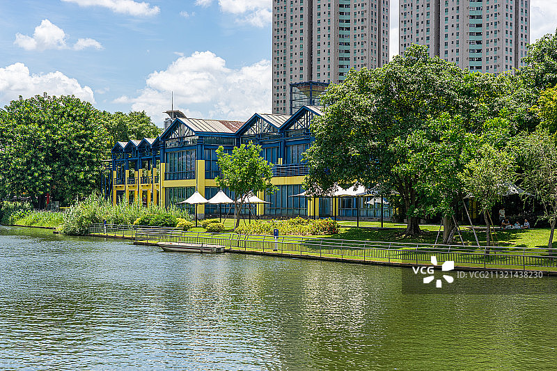 中国广东省中山市岐江公园城市风光图片素材