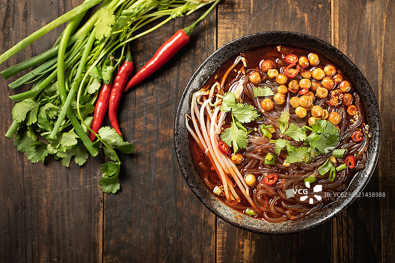 中国传统美食酸辣粉图片素材