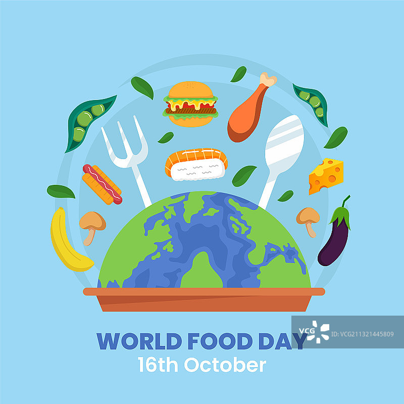 世界粮食日手绘设计图片素材