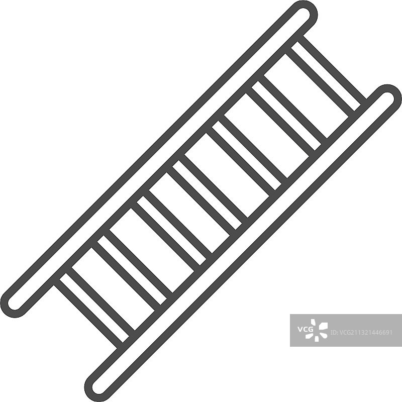 木梯设备维修施工线图片素材