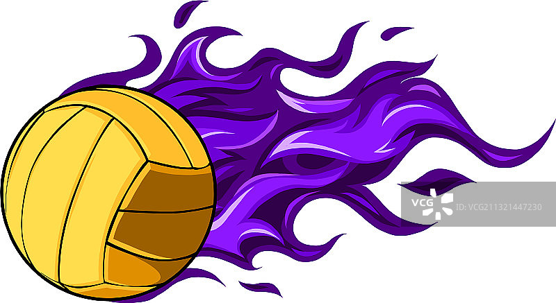 白色背景上的排球图标图片素材