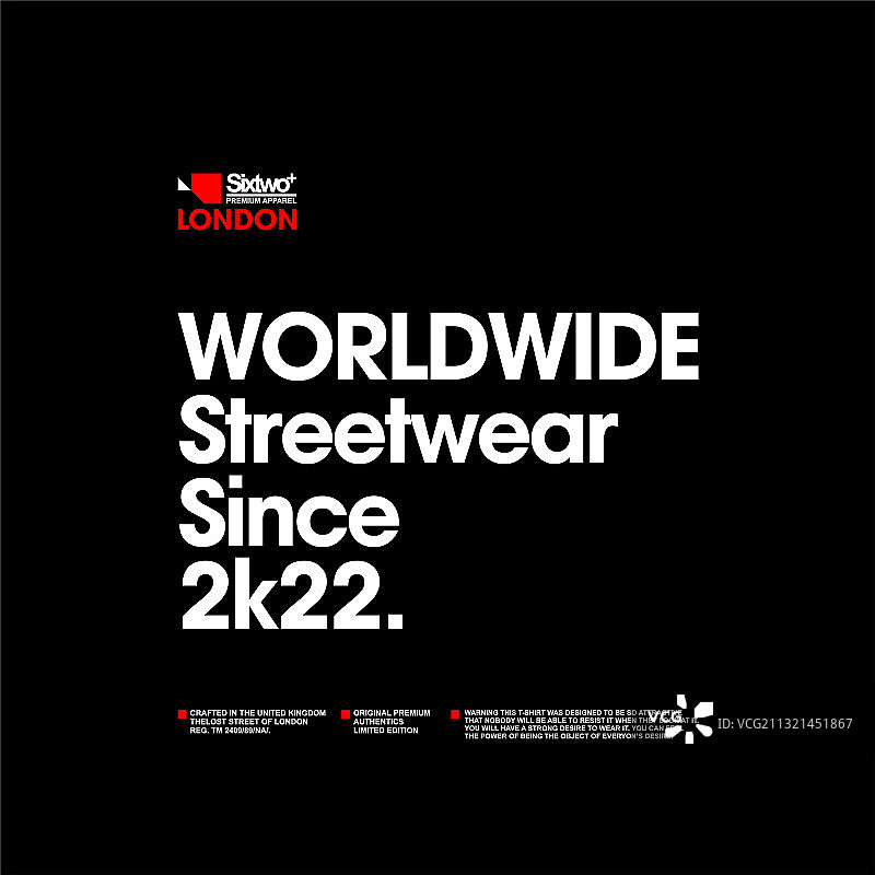 2022年以来的全球街头服饰排版图片素材