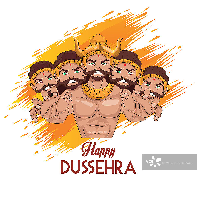 带十个头的十胜节海报图片素材