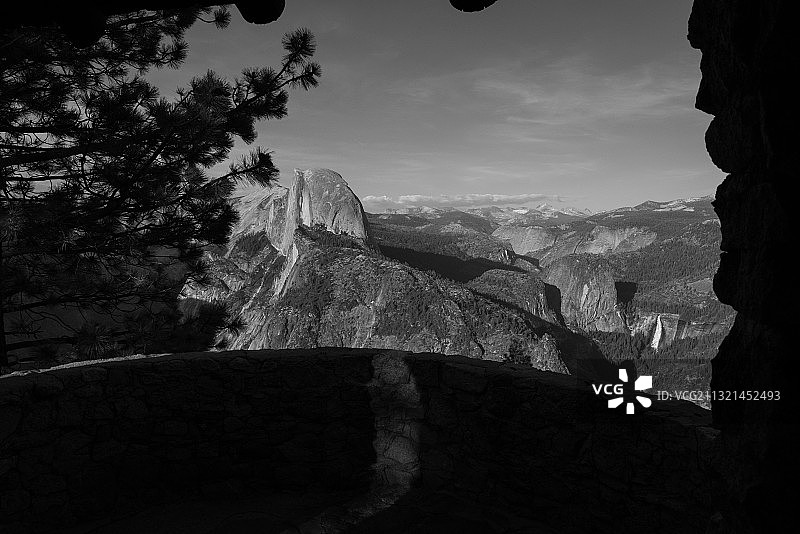 美国加州优胜美地山岩景观图片素材