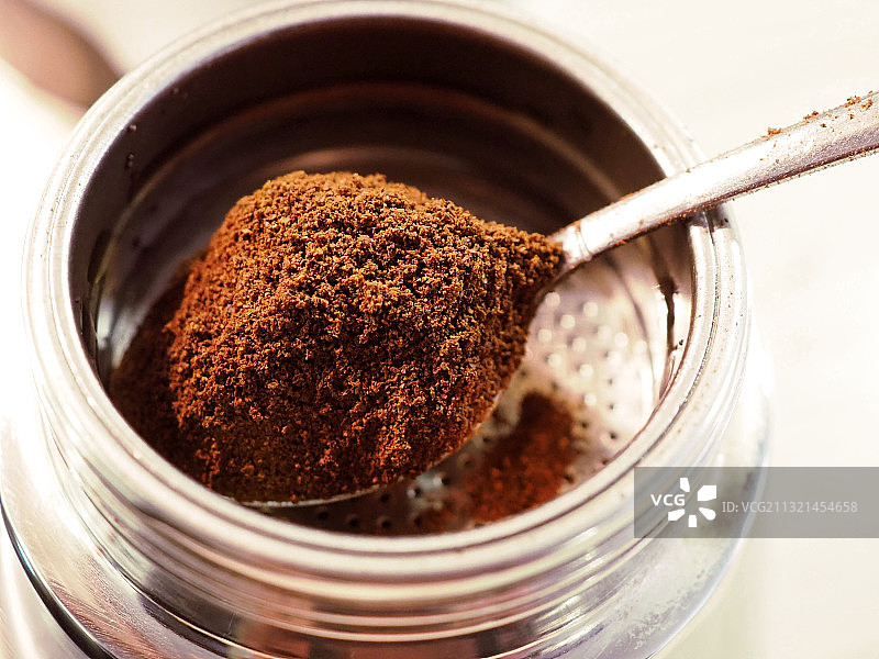 研磨辣椒粉特写图片素材