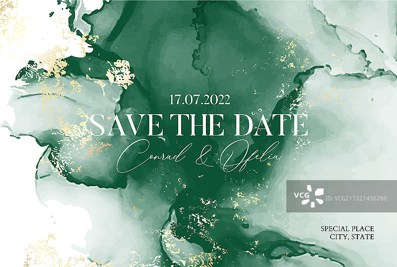 天然深绿色抽象水彩艺术图片素材