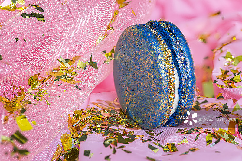 桌上的蛋糕特写，美国德克萨斯州麦金尼图片素材