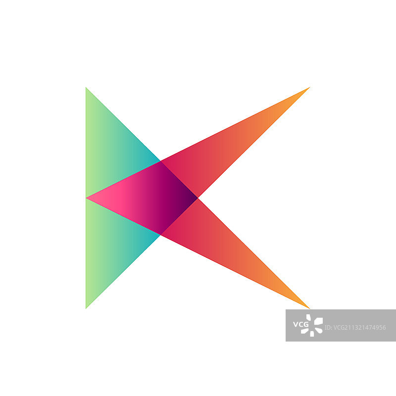 字母K标志图片素材