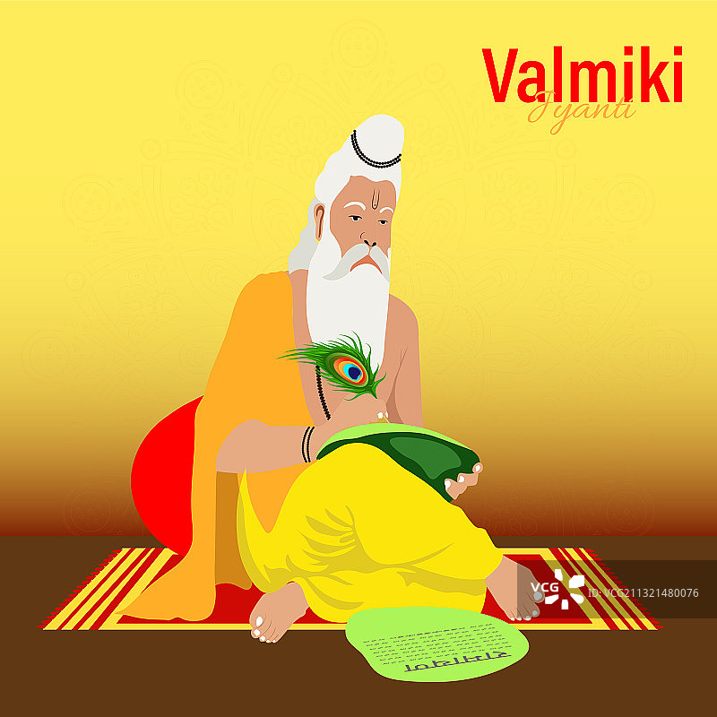 瓦尔米基·贾扬蒂：罗摩衍那的神话诗人图片素材