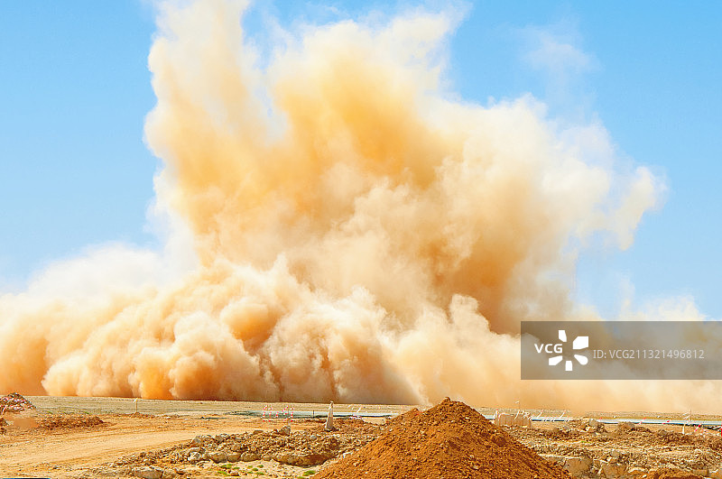 阿曼地貌全景图片素材