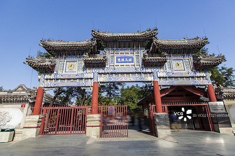 北京白云观棂星门图片素材